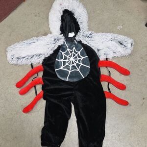 Spider Costume Toddler 18-24 Months Spider Boys Girls Hooded Jumpsuit Hyde & Eek